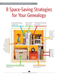 8 Space-Saving Strategies for Your Genealogy