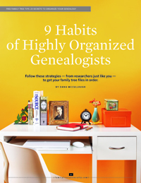 9 Habits of Highly Organized Genealogists