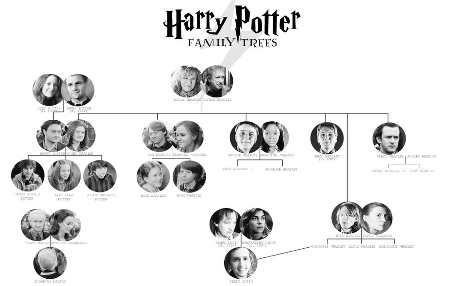 Harry Potter And The Cursed Child Family Tree Craft Family Tree