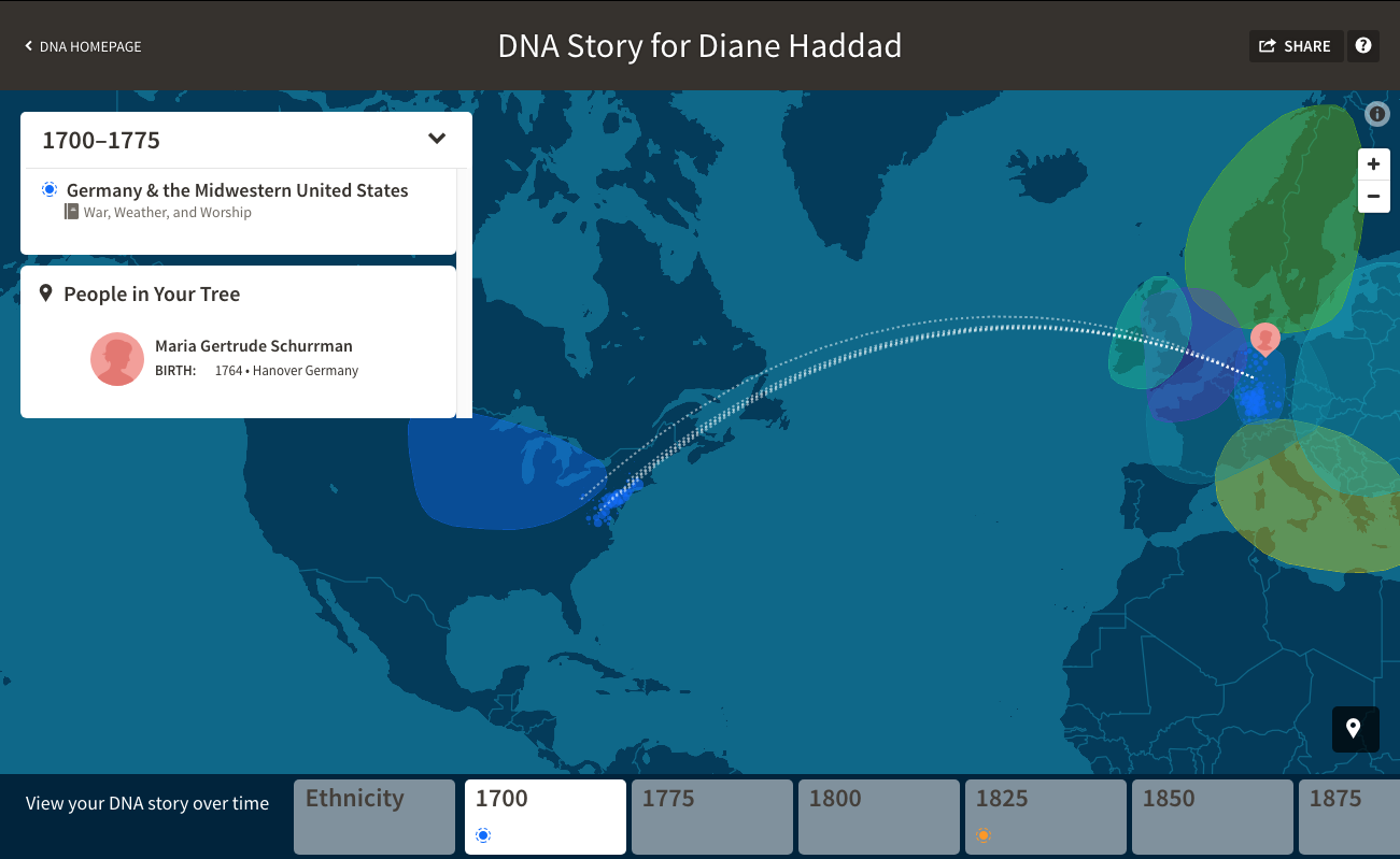 AncestryDNA's Migrations