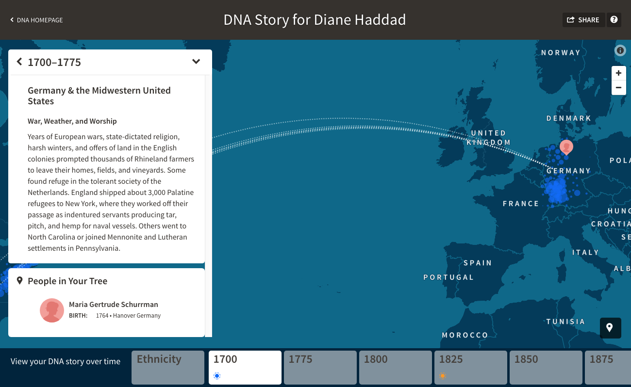 AncestryDNA's Migrations