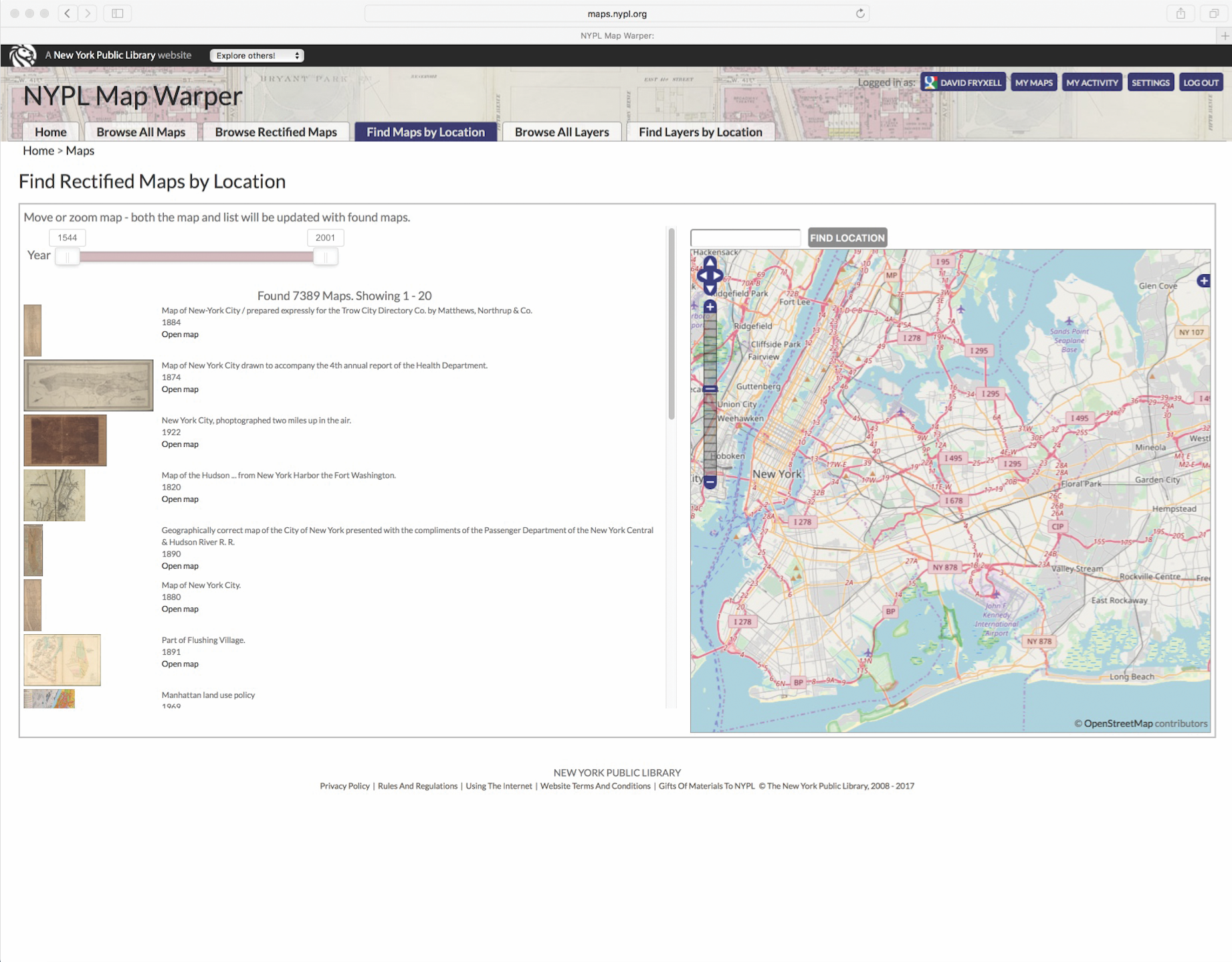 NYPL Map Warper how-to old maps