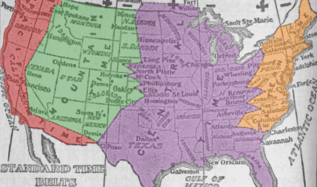 US Time Zones: A History Timeline