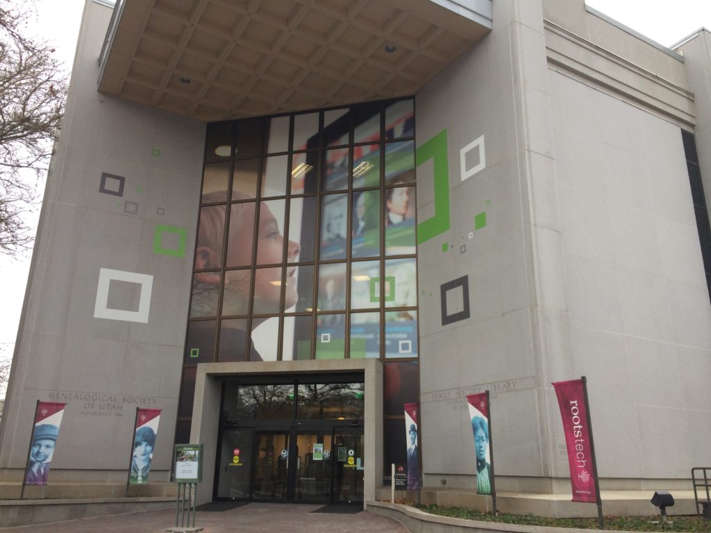 family history library exterior