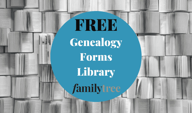 A library of free genealogy forms from Family Tree Magazine.