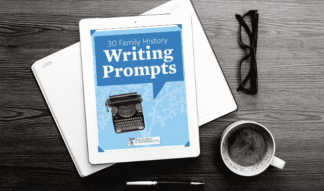 30 Family History Writing Prompts Free eBook