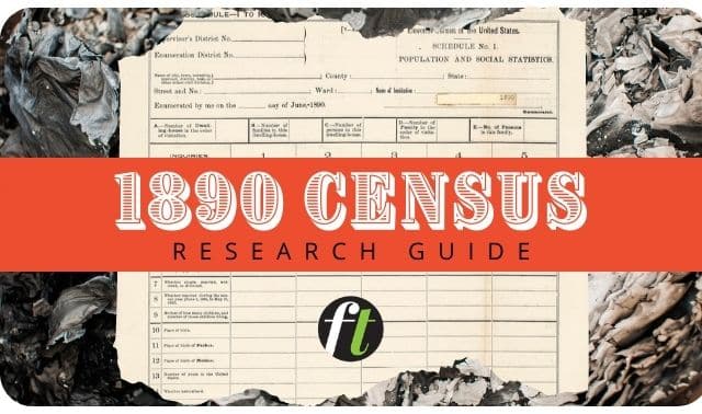 1890 Census Records Research Guide