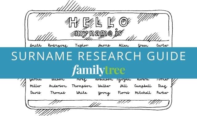 Surname research guide from Family Tree Magazine