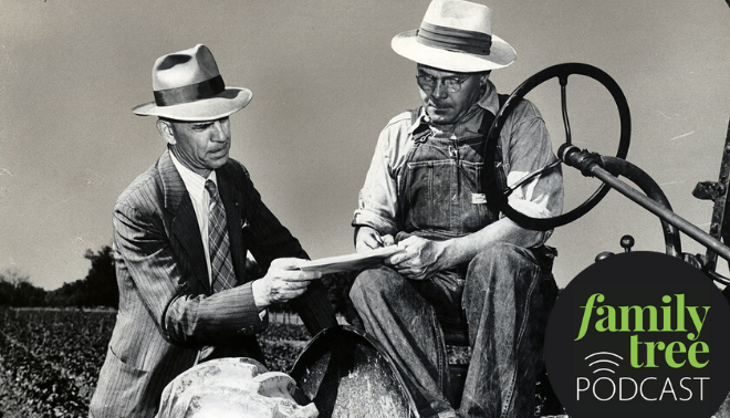 A census enumerator and a farmer.