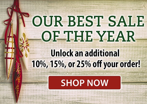 Our Best Sale of The Year is Here!