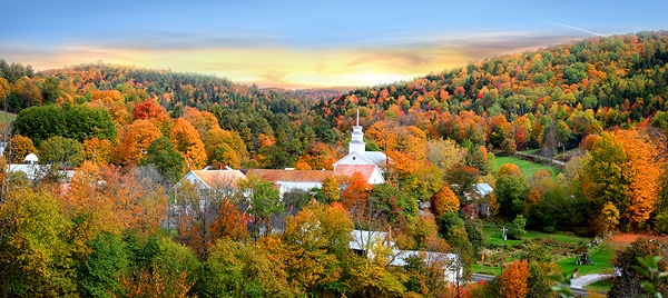 Autumn Scene of Vermont