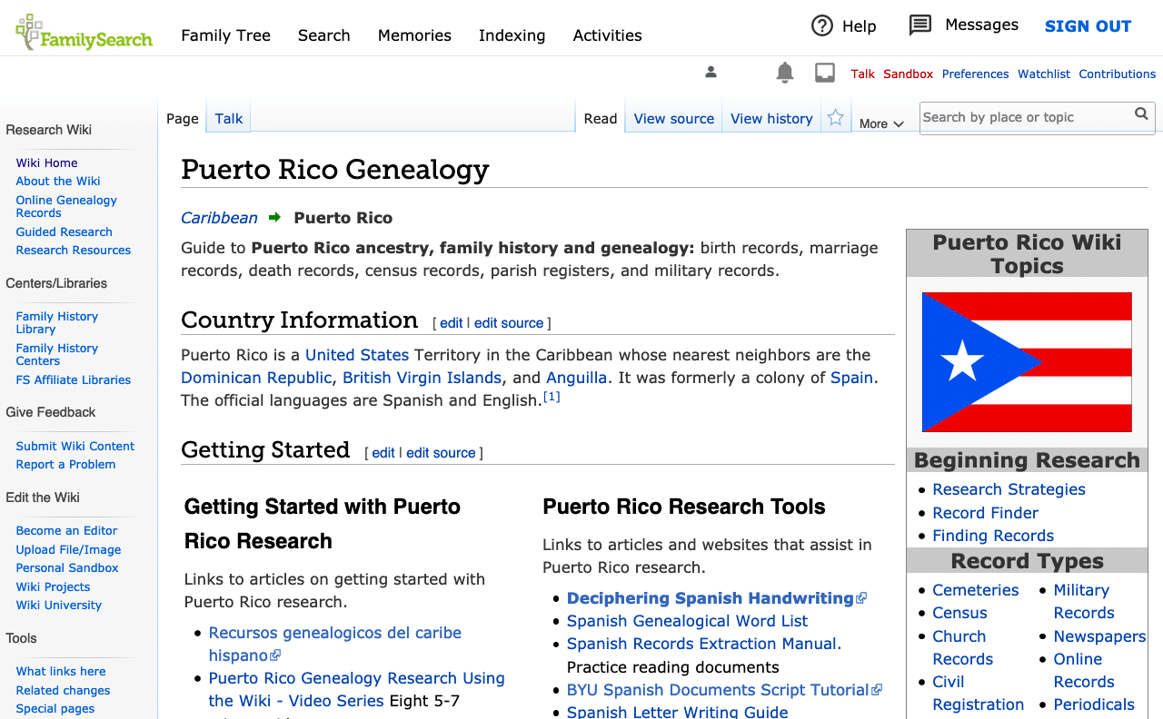 research wiki familysearch