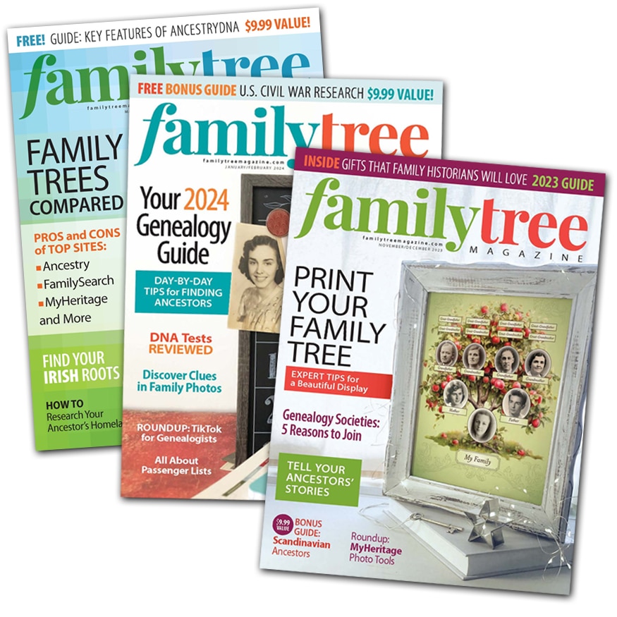 Subscribe to Family Tree Magazine Print