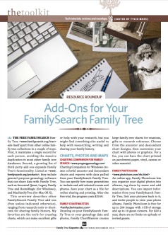 FamilySearch Family Tree Add-Ons